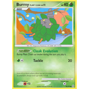 Burmy Plant Cloak 56/99 Pokemon TCG Platinum Arceus