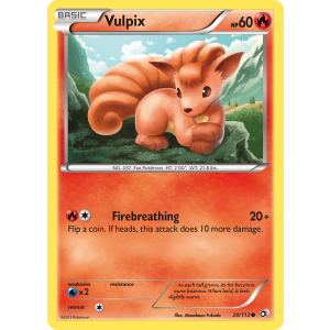 Vulpix 20/113 Pokemon TCG Black & White Legendary Treasures