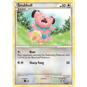 Snubbull 71/95 Pokemon TCG HeartGold & SoulSilver Call of Legends