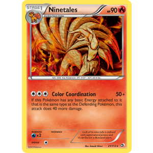 Ninetales 21/113 Pokemon TCG Black & White Legendary Treasures