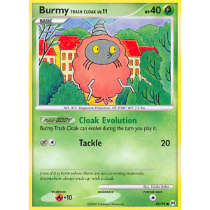 Burmy Trash Cloak 58/99 Pokemon TCG Platinum Arceus