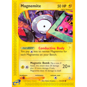 Magnemite 91/147 Pokemon TCG E-Card Aquapolis