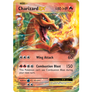 Rare Holo EX Charizard-EX 12/108 Pokemon TCG XY Evolutions