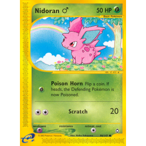 Nidoran 96/147 Pokemon TCG E-Card Aquapolis