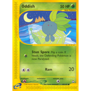 Oddish 97/147 Pokemon TCG E-Card Aquapolis