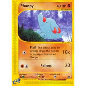 Phanpy 100/147 Pokemon TCG E-Card Aquapolis