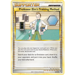 Professor Elm's Training Method 82/95 Pokemon TCG HeartGold & SoulSilver Call of Legends