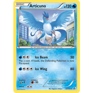 Rare Holo Articuno 32/113 Pokemon TCG Black & White Legendary Treasures