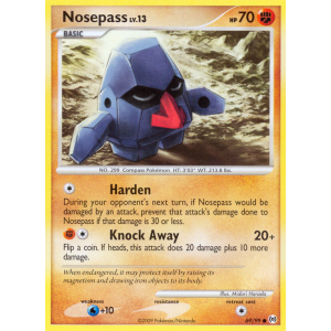 Nosepass 69/99 Pokemon TCG Platinum Arceus