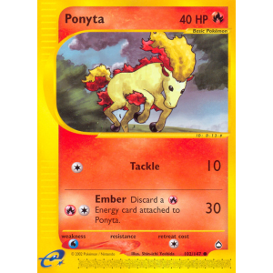 Ponyta 102/147 Pokemon TCG E-Card Aquapolis