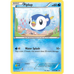 Piplup 33/113 Pokemon TCG Black & White Legendary Treasures