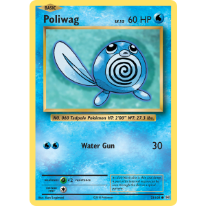 Poliwag 23/108 Pokemon TCG XY Evolutions