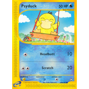 Psyduck 104/147 Pokemon TCG E-Card Aquapolis