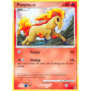 Ponyta 72/99 Pokemon TCG Platinum Arceus