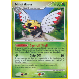 Ninjask 67/146 Pokemon TCG Diamond & Pearl Legends Awakened