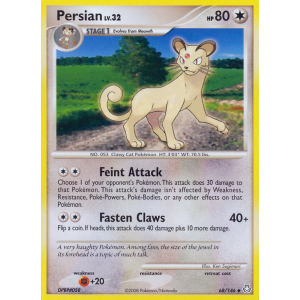 Persian 68/146 Pokemon TCG Diamond & Pearl Legends Awakened