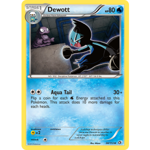 Dewott 38/113 Pokemon TCG Black & White Legendary Treasures