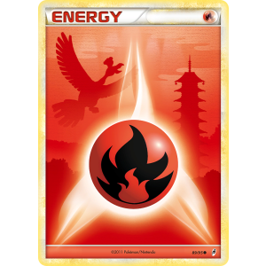 Fire Energy 89/95 Pokemon TCG HeartGold & SoulSilver Call of Legends