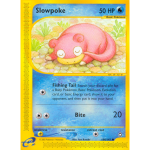 Slowpoke 108/147 Pokemon TCG E-Card Aquapolis