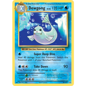 Dewgong 29/108 Pokemon TCG XY Evolutions