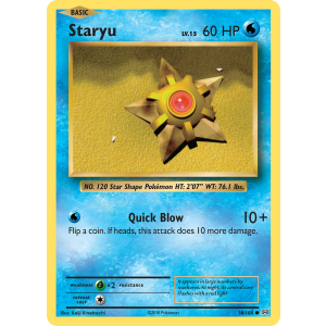 Staryu 30/108 Pokemon TCG XY Evolutions