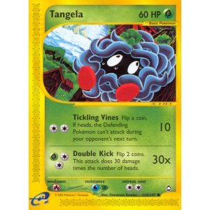 Tangela 112/147 Pokemon TCG E-Card Aquapolis