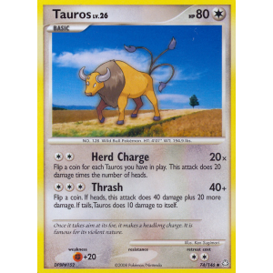 Tauros 74/146 Pokemon TCG Diamond & Pearl Legends Awakened