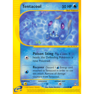 Tentacool 113/147 Pokemon TCG E-Card Aquapolis