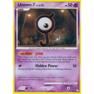 Unown J 76/146 Pokemon TCG Diamond & Pearl Legends Awakened