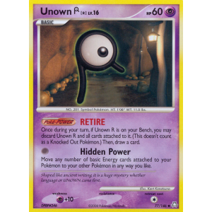 Unown R 77/146 Pokemon TCG Diamond & Pearl Legends Awakened