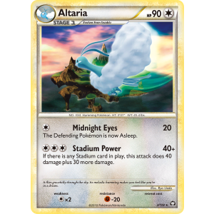 Rare Holo Altaria 2/102 Pokemon TCG HeartGold & SoulSilver HSTriumphant