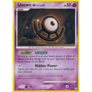 Unown U 78/146 Pokemon TCG Diamond & Pearl Legends Awakened