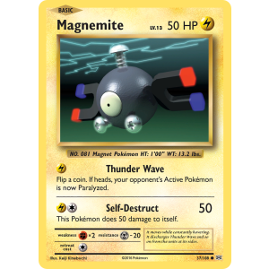 Magnemite 37/108 Pokemon TCG XY Evolutions