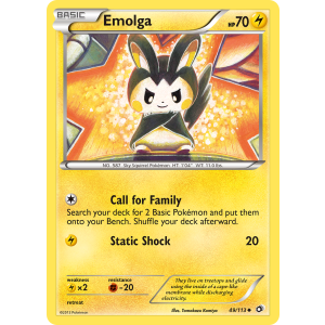 Emolga 49/113 Pokemon TCG Black & White Legendary Treasures