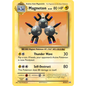 Rare Holo Magneton 38/108 Pokemon TCG XY Evolutions