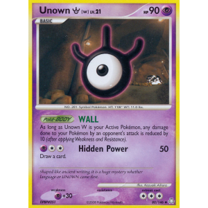 Unown W 80/146 Pokemon TCG Diamond & Pearl Legends Awakened