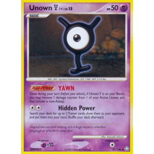 Unown Y 81/146 Pokemon TCG Diamond & Pearl Legends Awakened