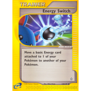 Energy Switch 120/147 Pokemon TCG E-Card Aquapolis