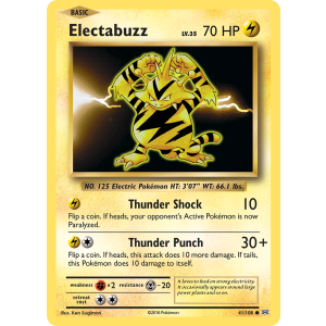 Electabuzz 41/108 Pokemon TCG XY Evolutions