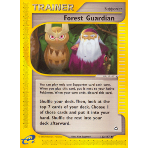 Forest Guardian 123/147 Pokemon TCG E-Card Aquapolis