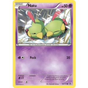 Natu 55/113 Pokemon TCG Black & White Legendary Treasures