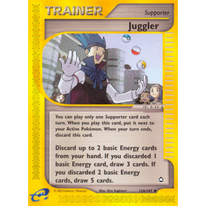 Juggler 126/147 Pokemon TCG E-Card Aquapolis