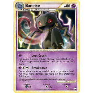 Banette 14/102 Pokemon TCG HeartGold & SoulSilver HSTriumphant