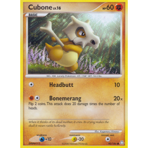 Cubone 90/146 Pokemon TCG Diamond & Pearl Legends Awakened