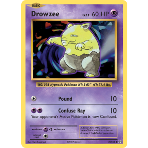 Drowzee 49/108 Pokemon TCG XY Evolutions