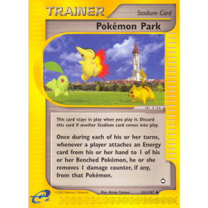 Pokémon Park 131/147 Pokemon TCG E-Card Aquapolis