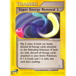 Super Energy Removal 2 134/147 Pokemon TCG E-Card Aquapolis