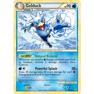 Golduck 22/102 Pokemon TCG HeartGold & SoulSilver HSTriumphant