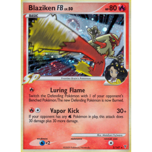 Rare Holo Blaziken FB 2/147 Pokemon TCG Platinum Supreme Victors