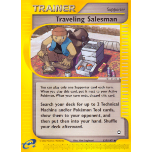 Traveling Salesman 137/147 Pokemon TCG E-Card Aquapolis